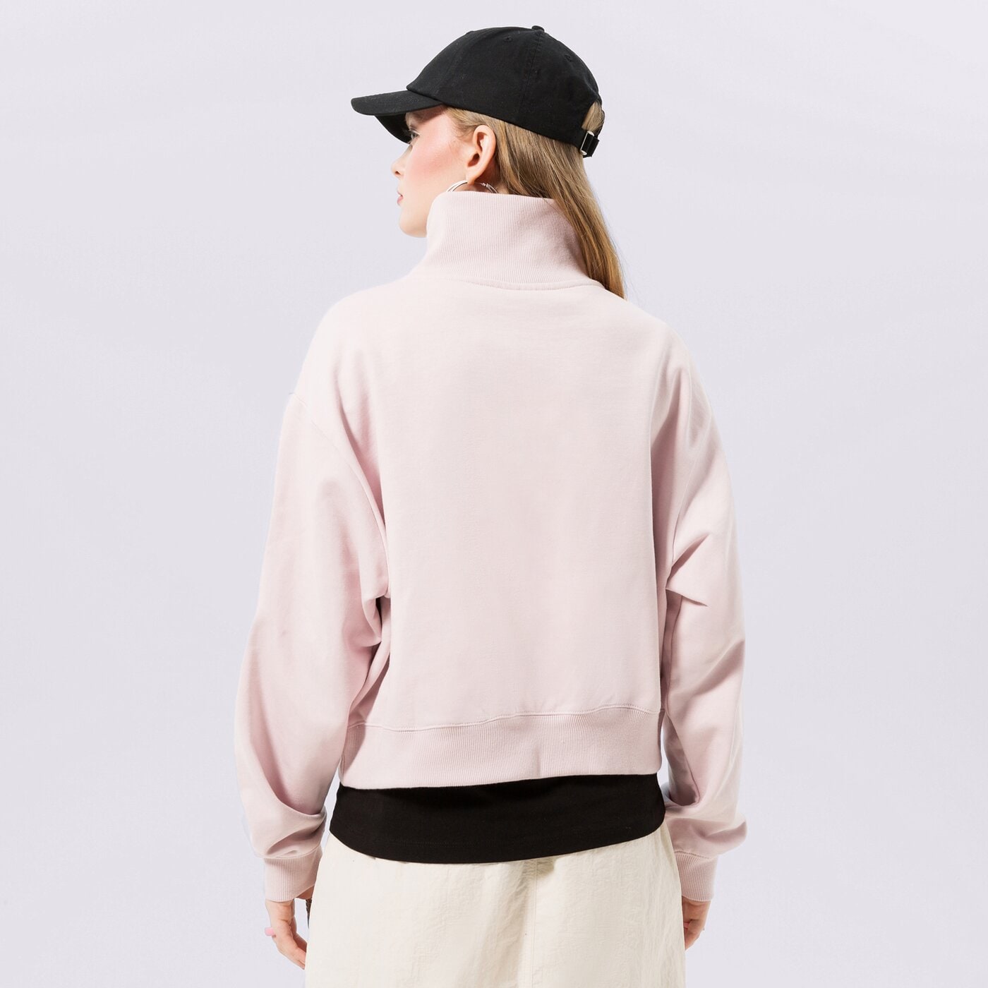 Дамски суичър NEW BALANCE СУИТЧЪР С ЦИП NB ATHLETICS  wt31501soi цвят розов