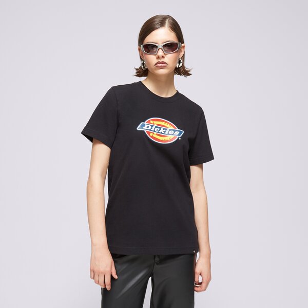 Дамска тениска DICKIES ТЕНИСКА S/S TRI-COLOR LOGO TEE dk0a4ydvblk цвят черен