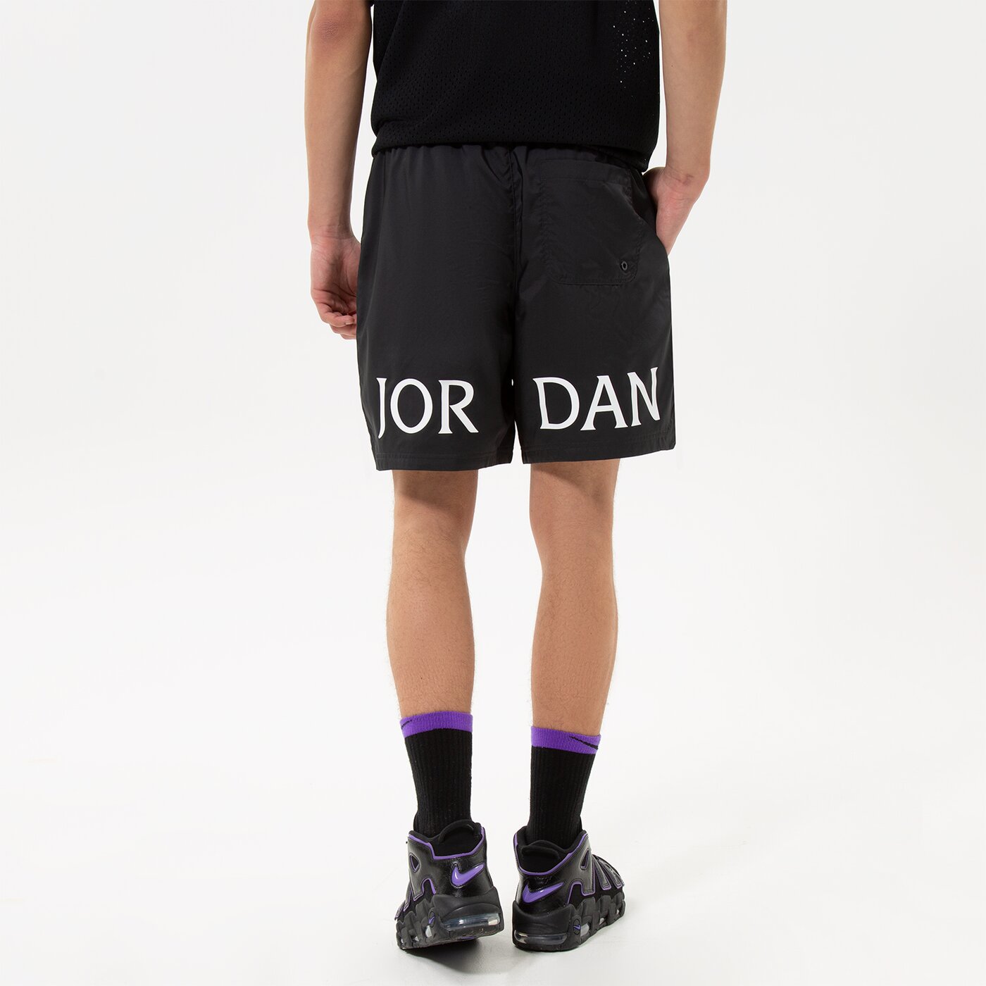 Мъжки къси панталони JORDAN ШОРТИ M J ESS POOLSIDE SHORT dm1371-010 цвят черен