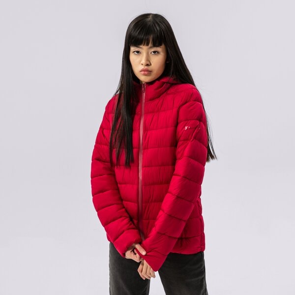 Дамско зимно яке CHAMPION ЯКЕ ЗИМНО HOODED POLYFILLED JACKET 114549rs061 цвят бордо