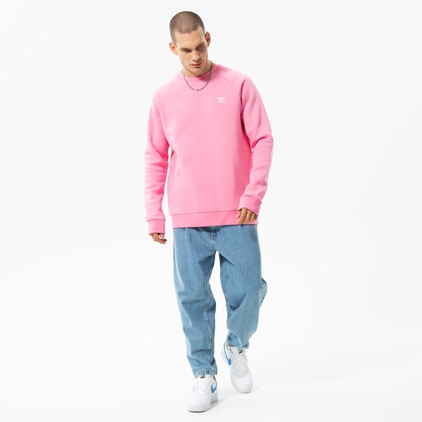 Мъжки суичър ADIDAS СУИТЧЪР ESSENTIAL CREW hj7989 цвят розов