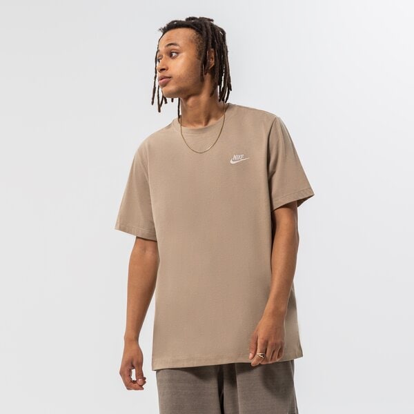 Мъжка тениска NIKE ТЕНИСКА NIKE SPORTSWEAR CLUB ar4997-247 цвят кафяв