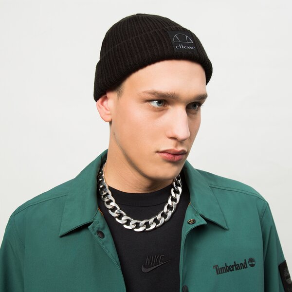 Дамска зимна шапка ELLESSE ШАПКА BIANCI BEANIE BLK sapa2640011 цвят черен