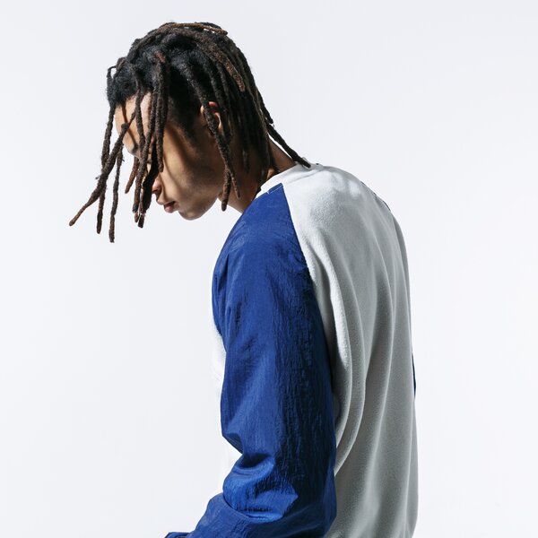 Мъжки суичър NIKE СУИТЧЪР M NSW NIKE AIR CREW MIX SSNL bv5187-072 цвят сив