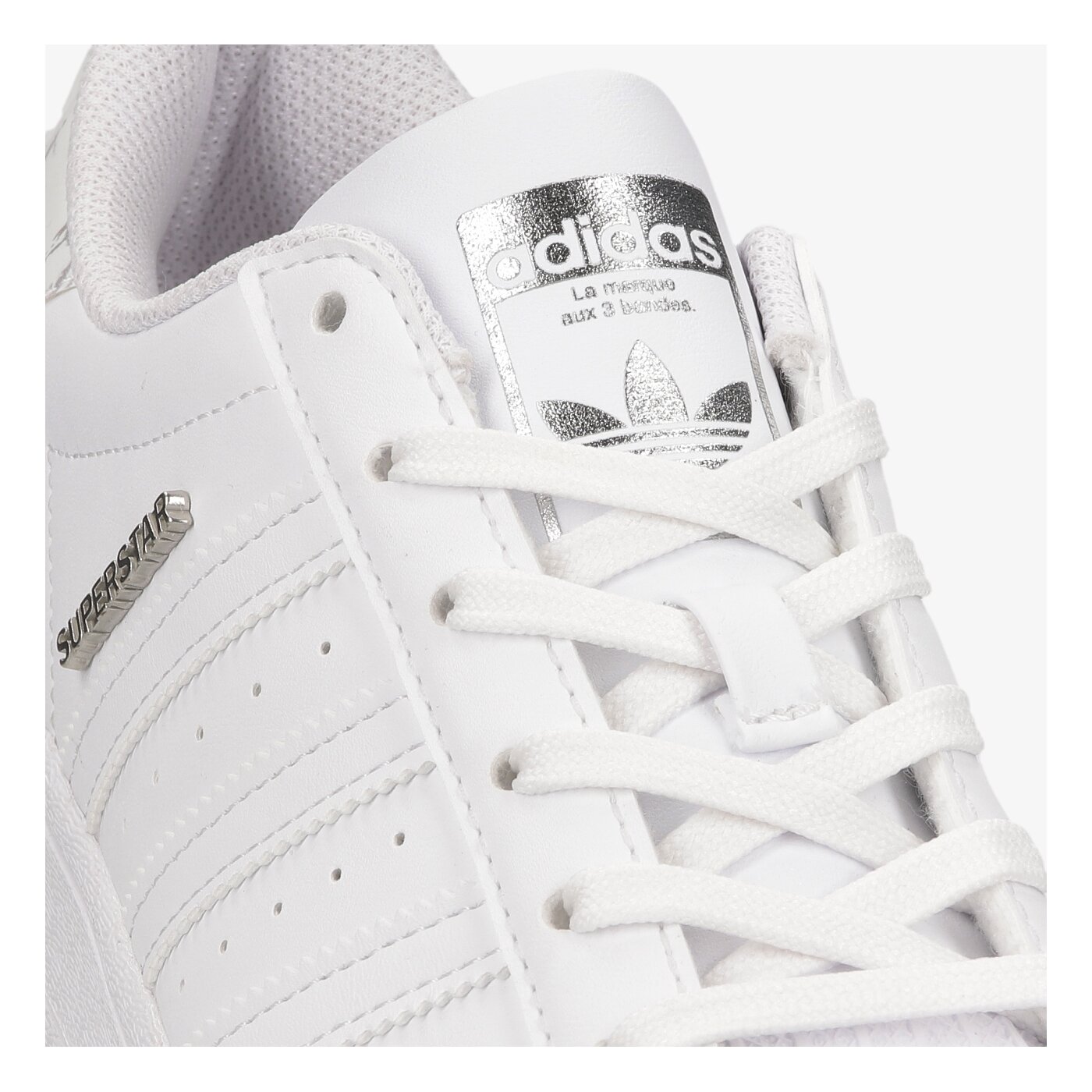 Детски маратонки ADIDAS SUPERSTARJ h03993 цвят бял