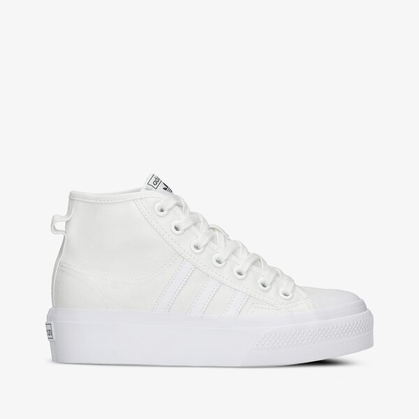 Дамски маратонки ADIDAS NIZZA PLATFORM MID W fy2782 цвят бял