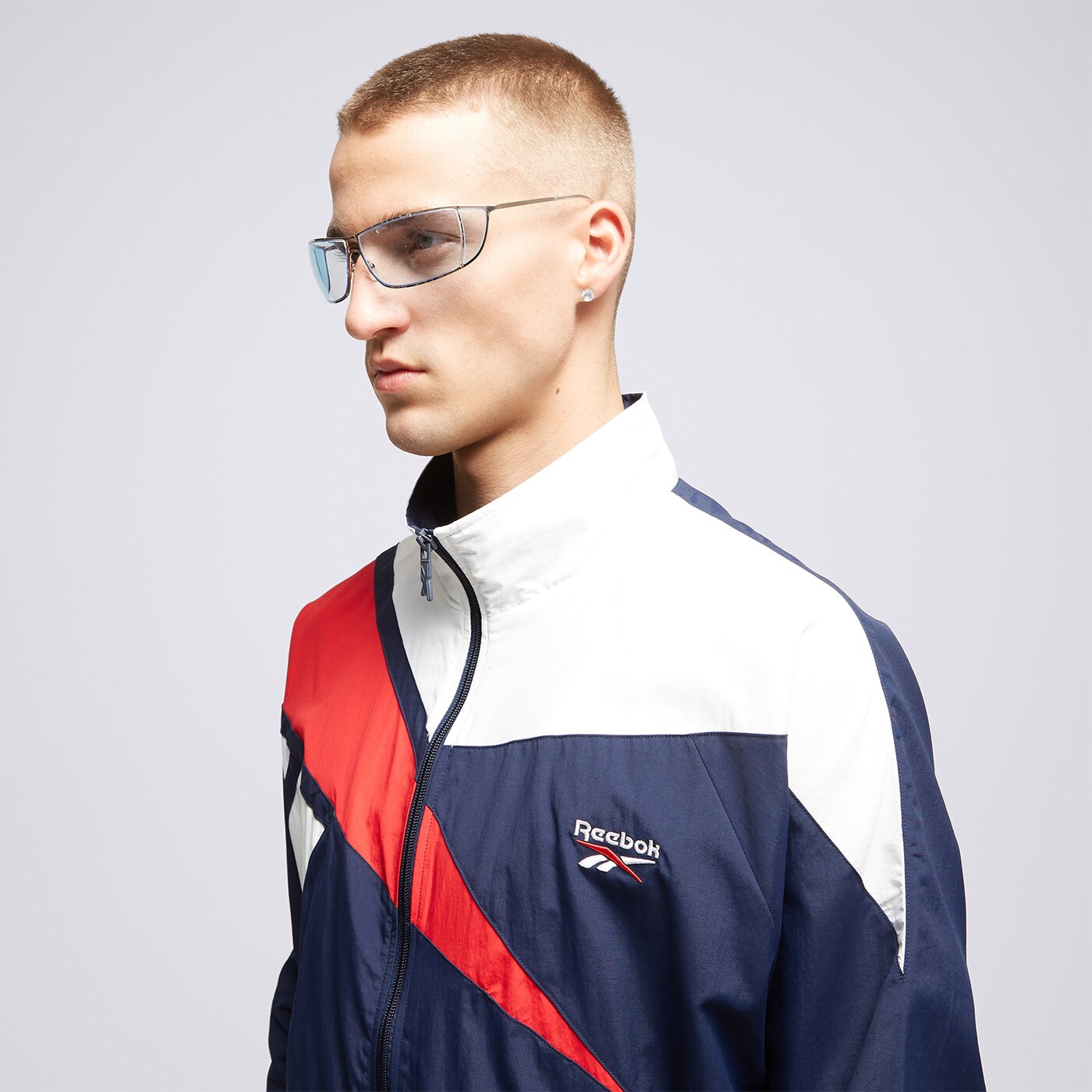 Мъжки суичър REEBOK СУИТЧЪР CL F FR TRACKТОП h54456 цвят тъмносин