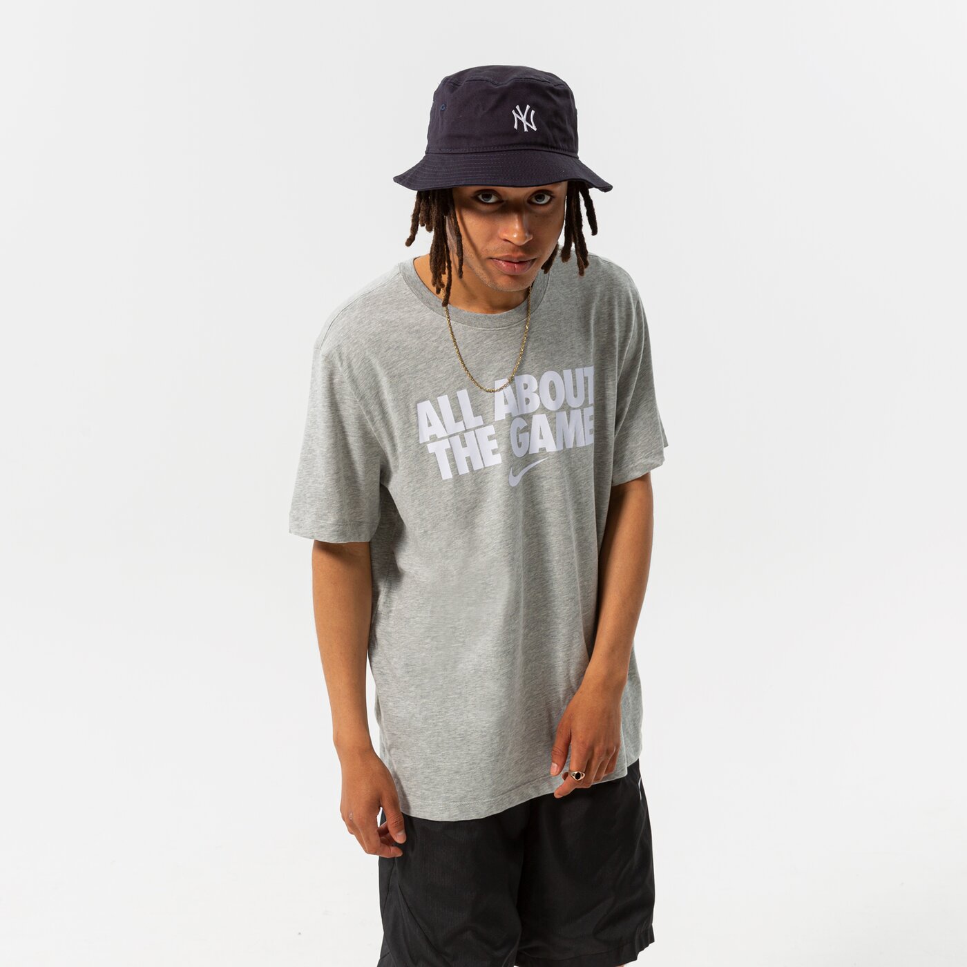 Мъжка тениска NIKE ТЕНИСКА M NK TEE VERB 2 NBA dv1218-063 цвят сив