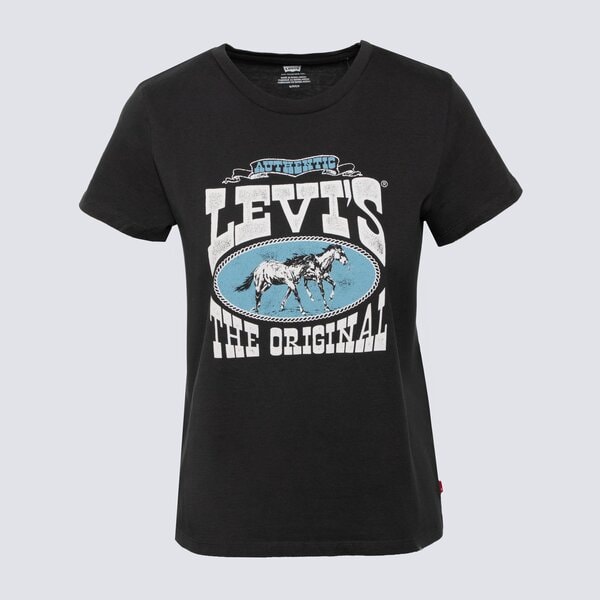 Дамска тениска LEVI'S ТЕНИСКА THE PERFECT TEE 17369-3023 цвят черен