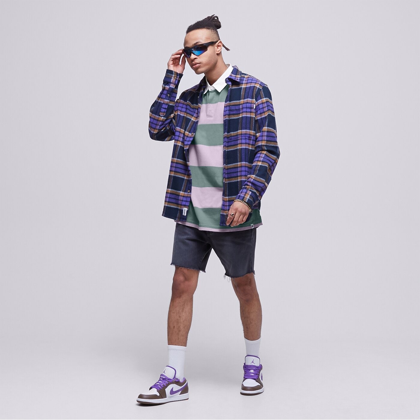 Мъжка тениска ELEMENT ТЕНИСКА REEDSPORT ТЕНИСКА ТИП ПОЛО elykt00129pjt0 цвят виолетов