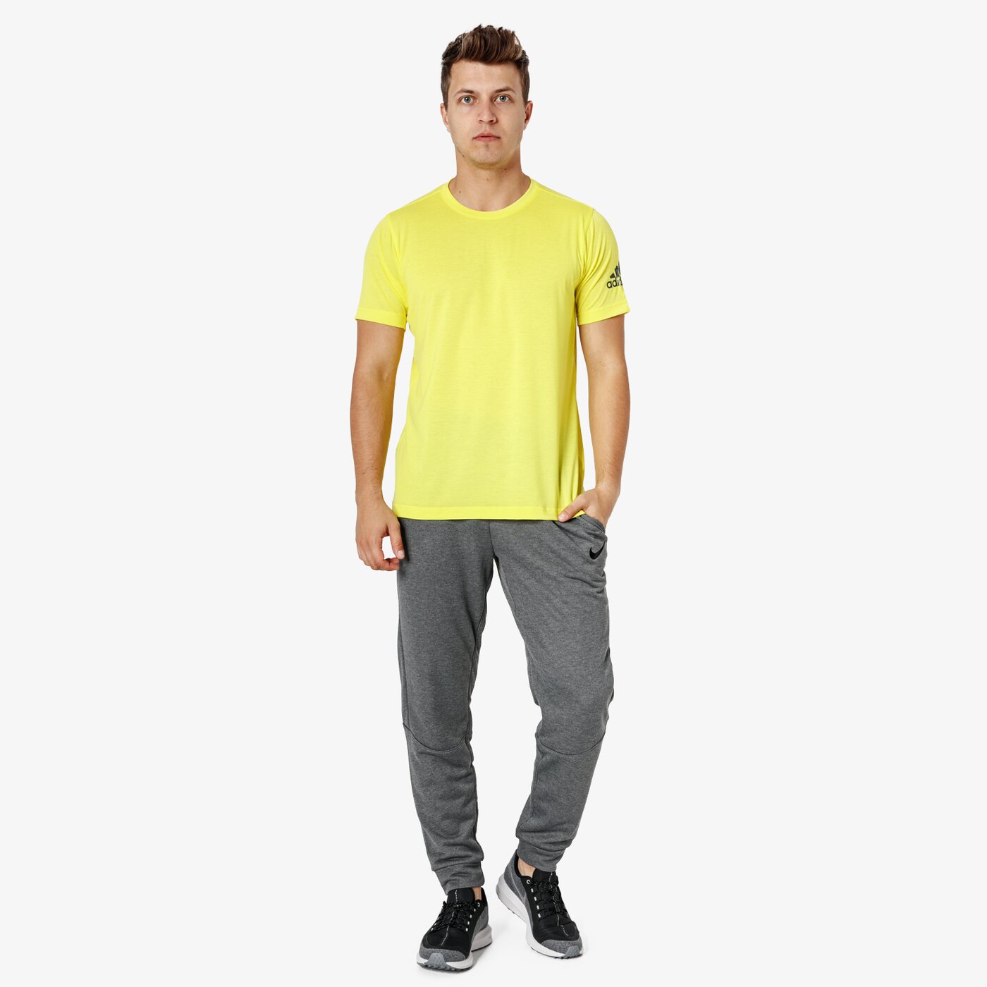 Мъжка тениска ADIDAS ТЕНИСКА SS FREELIFT PRIME cz5393 цвят жълт