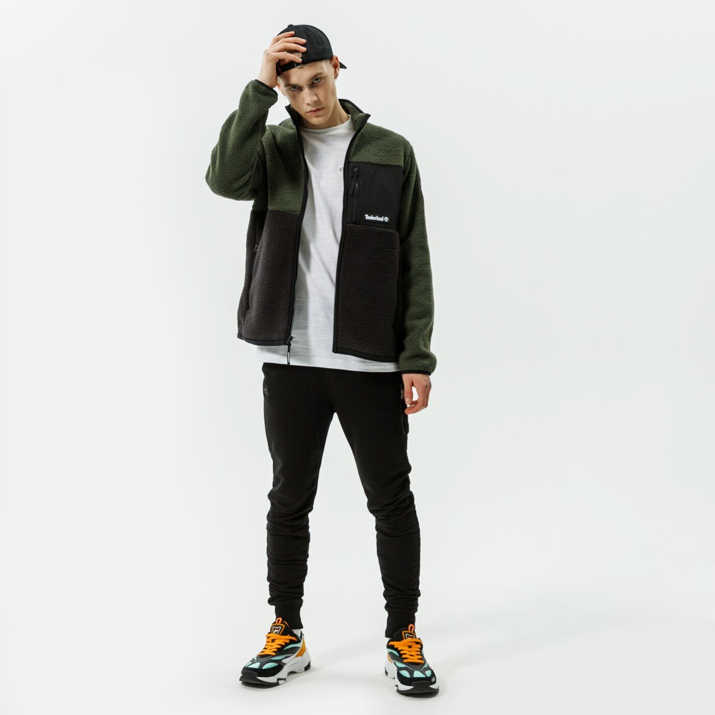 Мъжко зимно яке TIMBERLAND ЯКЕ YC OUTDOOR ARCHIVE SHERPA FLEECE JACKET tb0a24a5w741 цвят каки