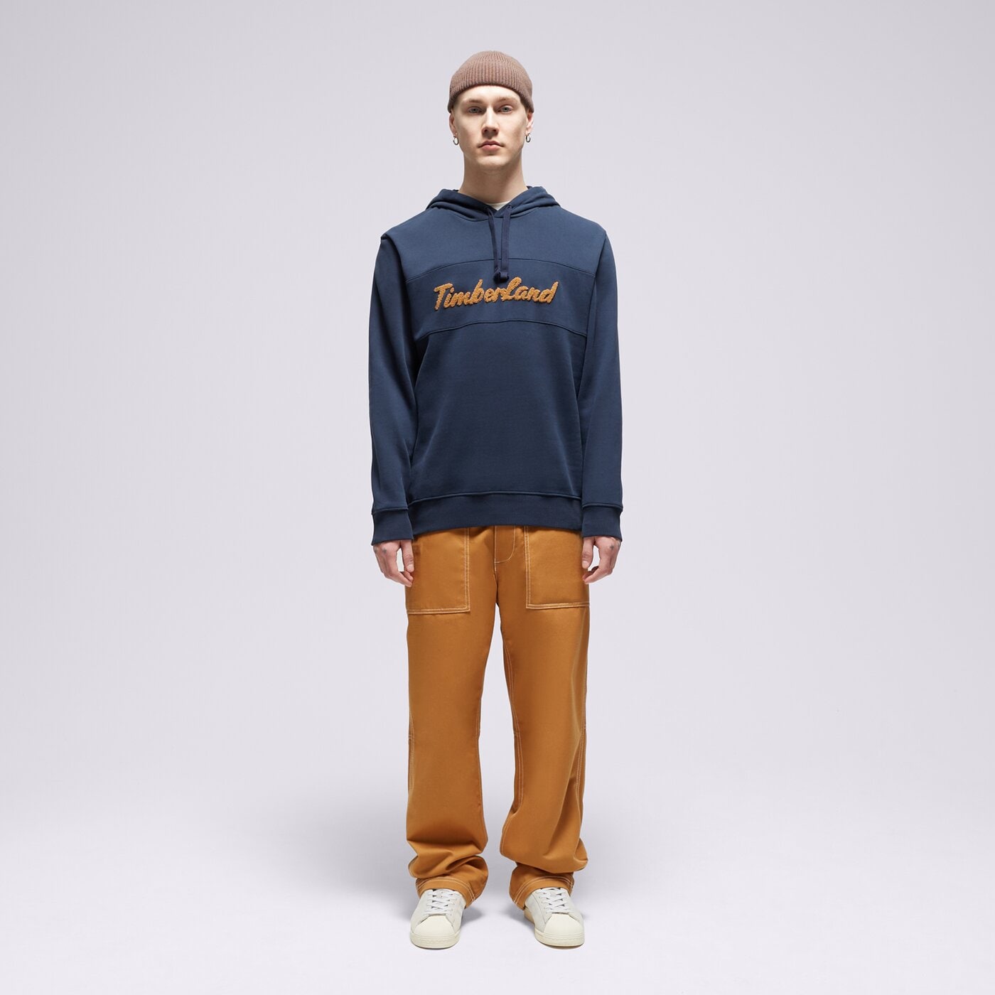 Мъжки суичър TIMBERLAND СУИТЧЪР С КАЧУЛКА LS CURSIVE HOODIE tb0a6fkm4331 цвят тъмносин