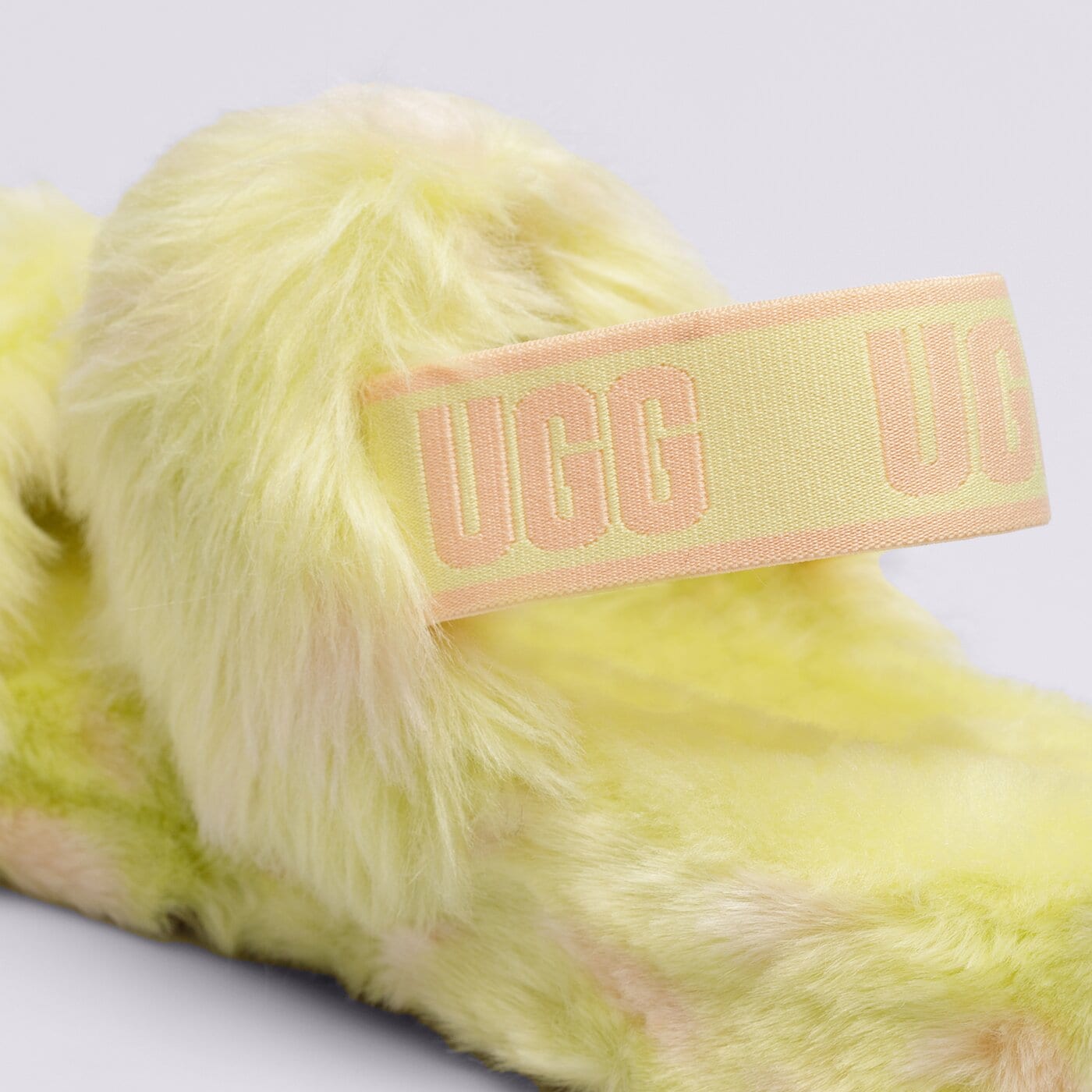 Дамски чехли и сандали UGG OH YEAH SPOTS 1118165-pollen цвят жълт