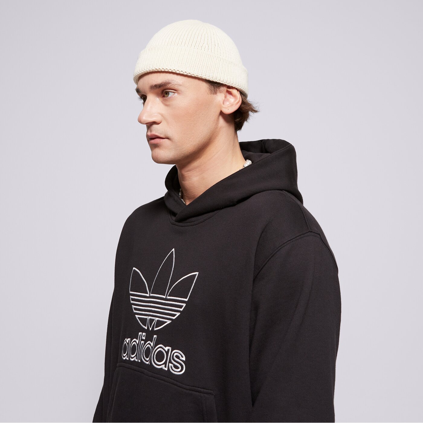 Мъжки суичър ADIDAS СУИТЧЪР С КАЧУЛКА OUTL TREF HDY jp1079 цвят черен