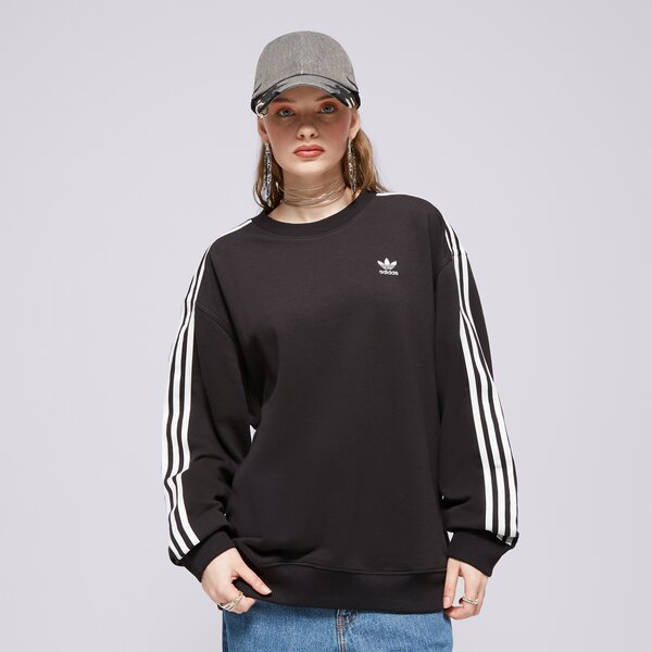 Дамски суичър ADIDAS СУИТЧЪР 3 S CREW OS iu2423 цвят черен