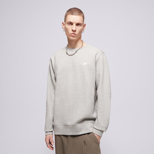 Мъжки суичър NIKE СУИТЧЪР M NK CLUB BB CREW fn3886-063 цвят сив