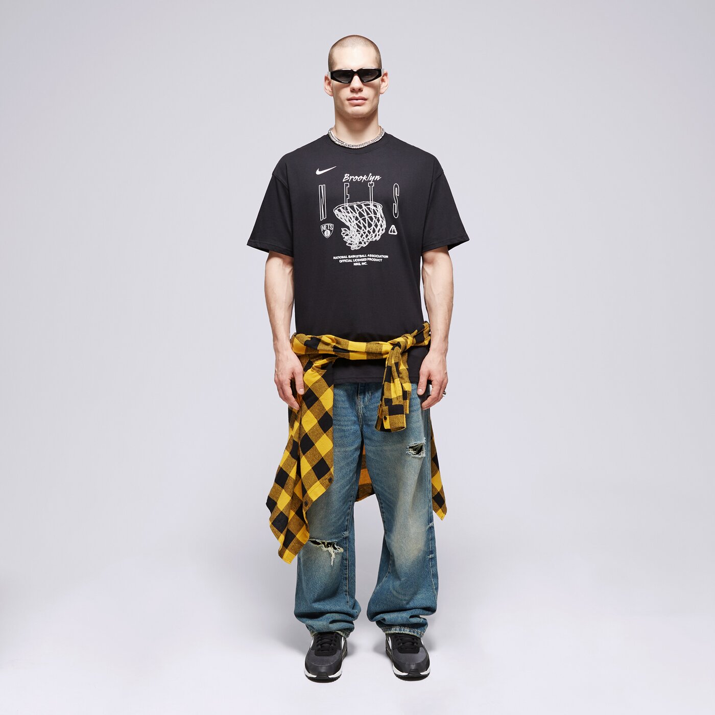 Мъжка тениска NIKE ТЕНИСКА BKN M NK CTS MAX90 1 SS TEE NBA fj0355-010 цвят черен