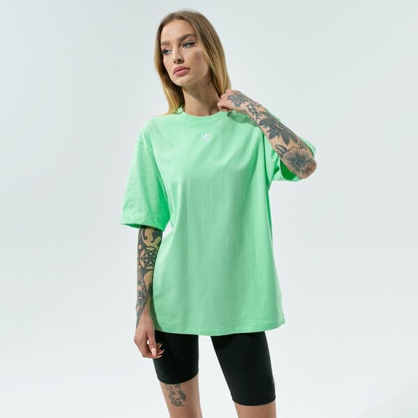 Adidas ТЕНИСКА Tee H06648 Дамски Цвят зелен Модни Тениски Дрехи Adidas