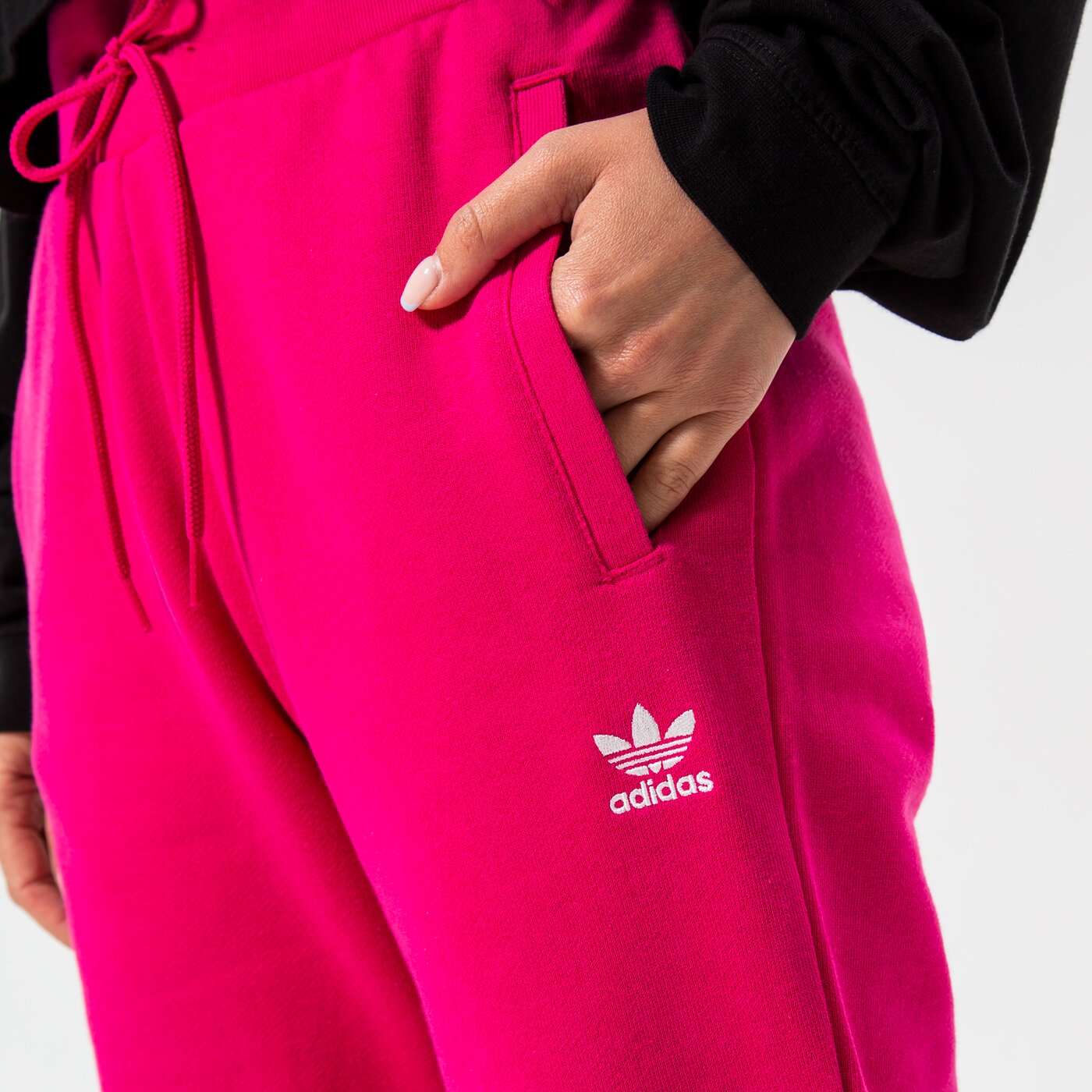 Дамски панталони ADIDAS ПАНТАЛОНИ TRACK PANT hg6163 цвят розов