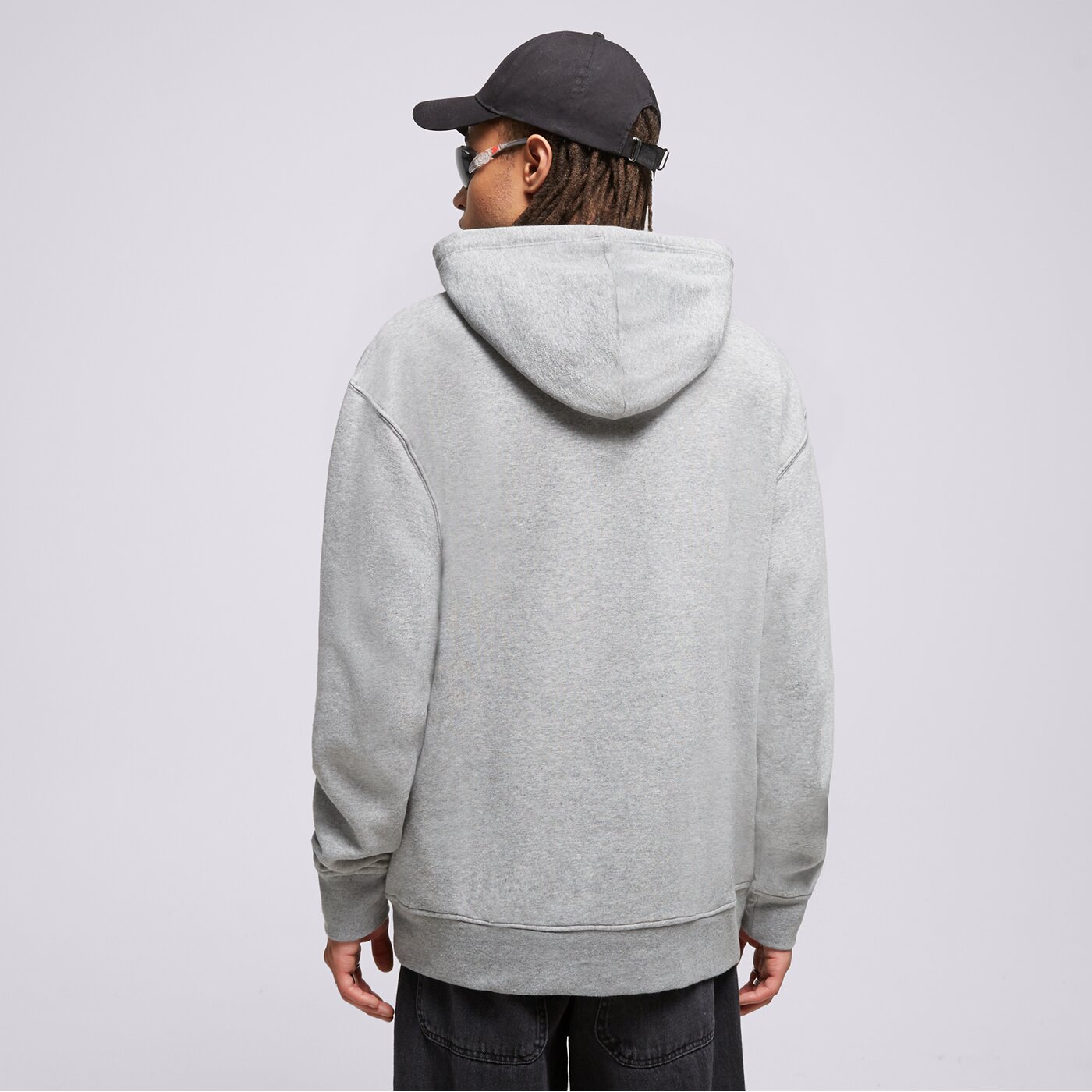 Мъжки суичър JORDAN СУИТЧЪР С КАЧУЛКА M J ESS FLC PO dq7466-091 цвят сив