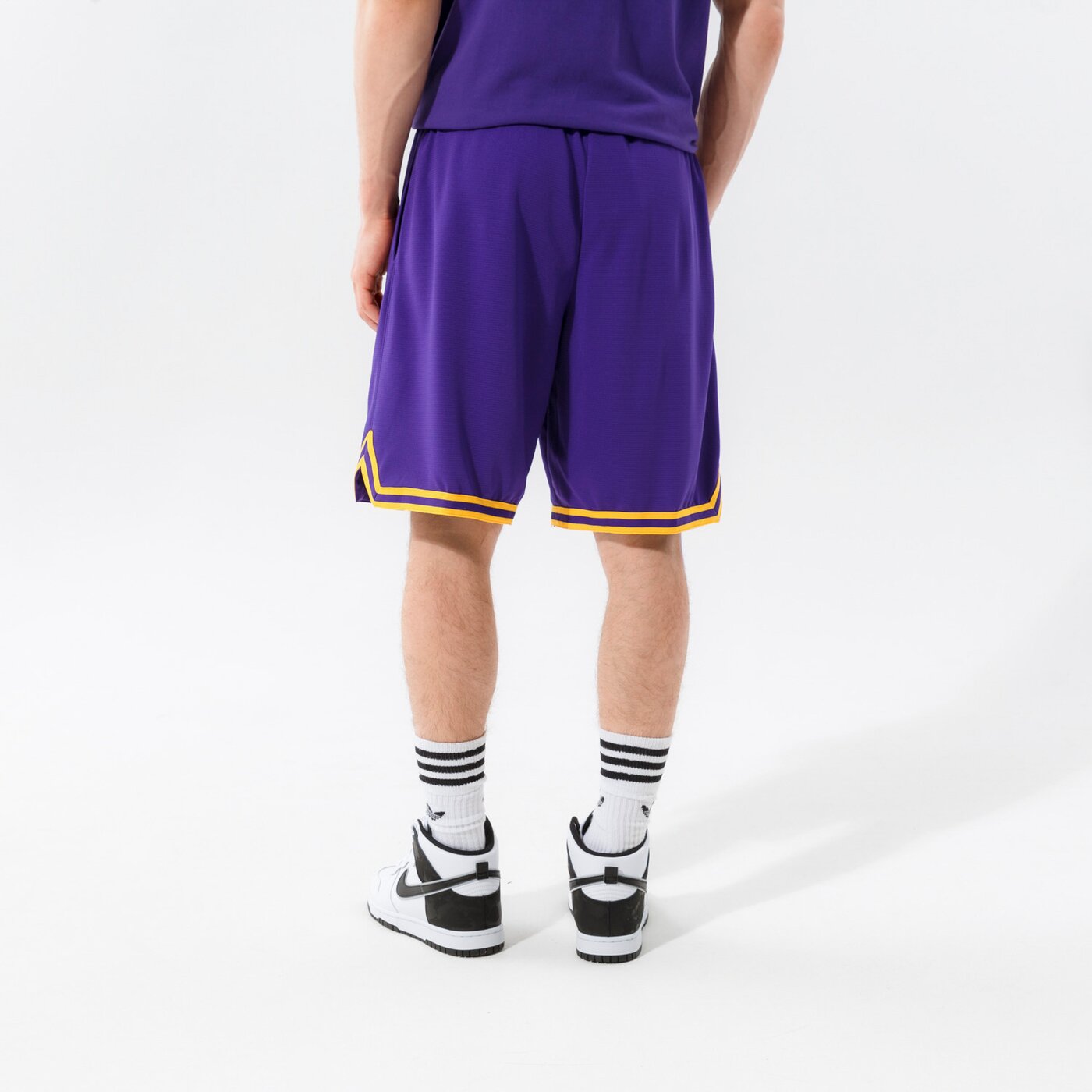 Мъжки къси панталони NIKE ШОРТИ LAL M NK DF DNA SHORT TEAM NBA dh9175-504 цвят виолетов