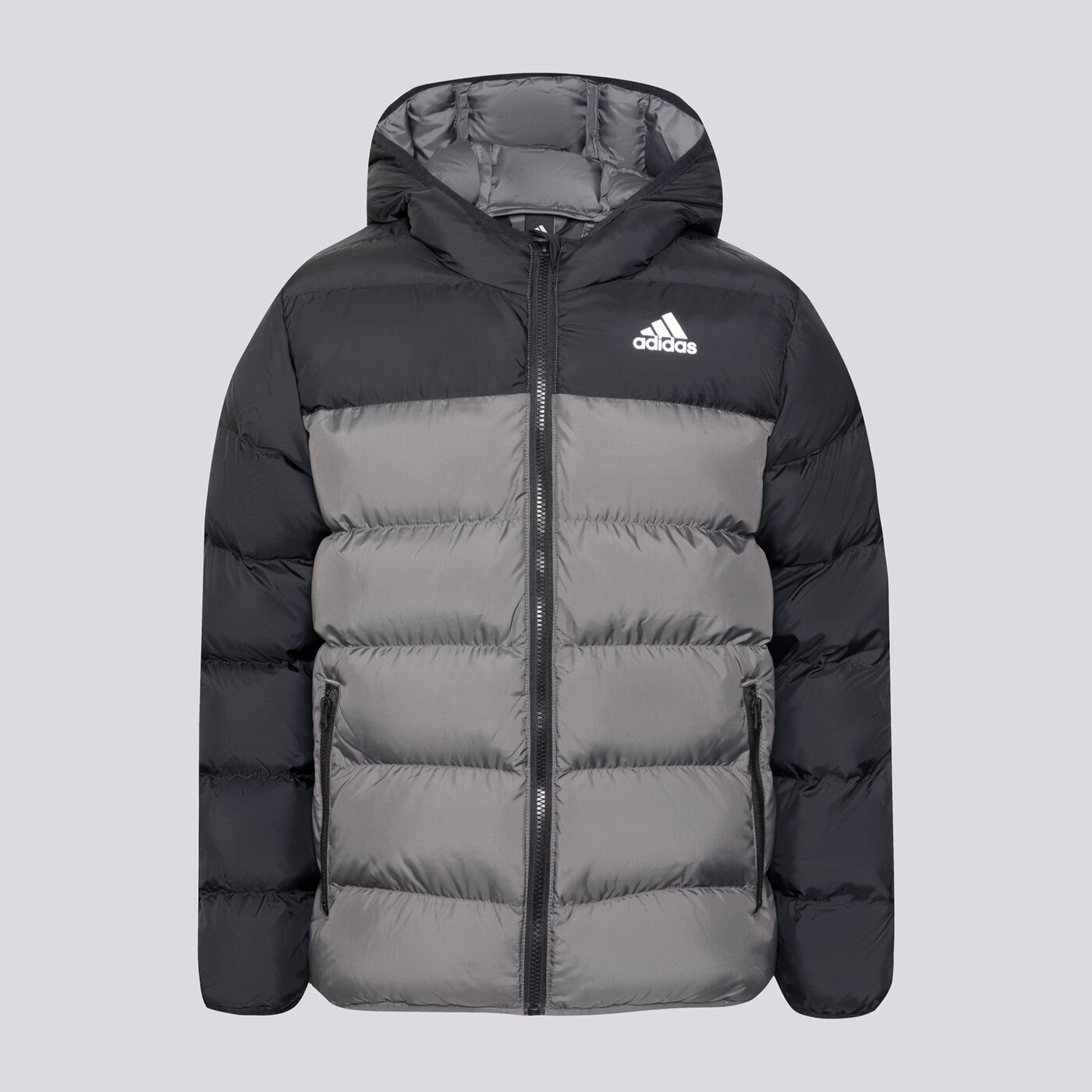 Детска преходно яке ADIDAS ЯКЕ ЗИМНО CB BOS JCKT BLK/GRY BOY ht9924 цвят сив