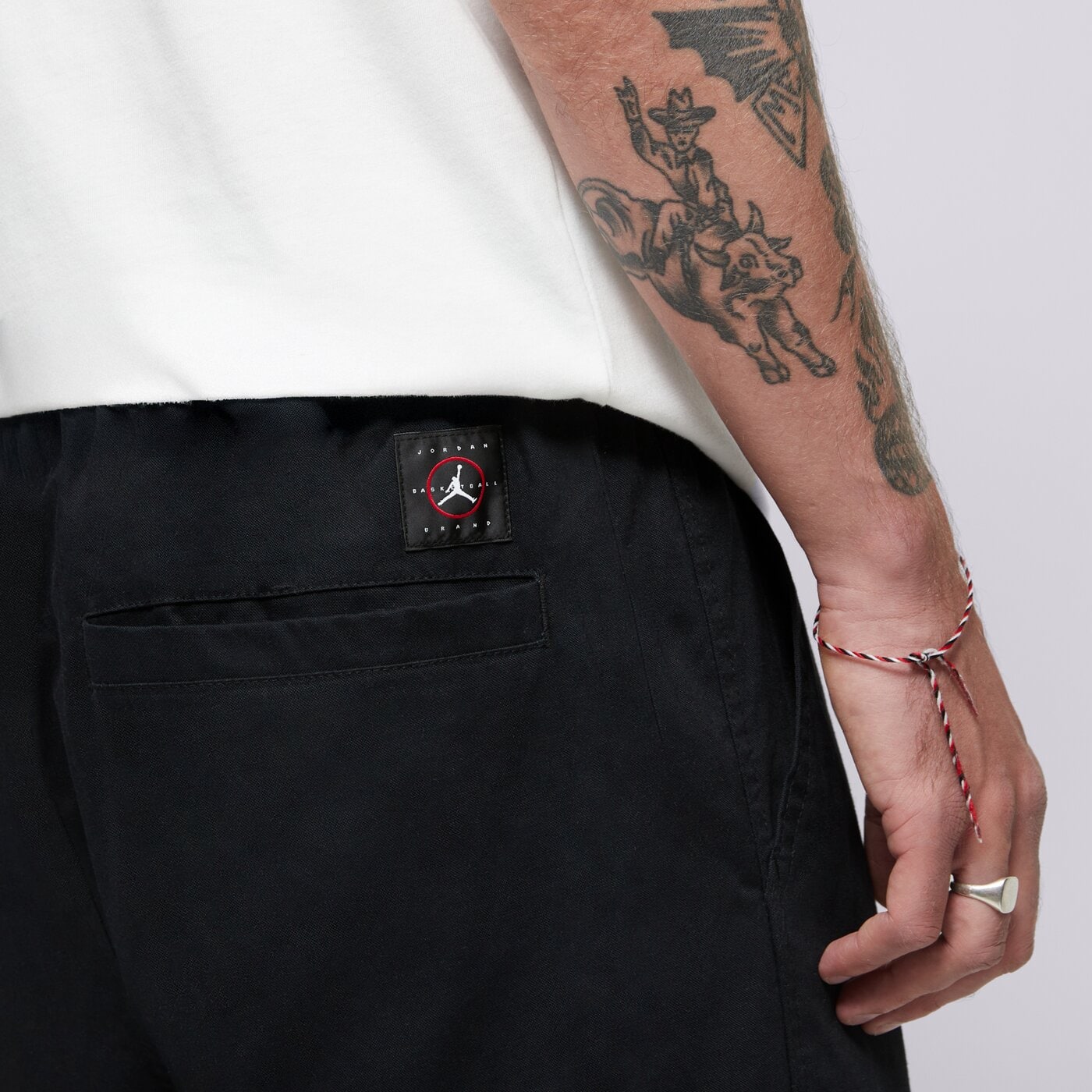 Мъжки панталони JORDAN ПАНТАЛОНИ M J ESS DBL KNEE WVN PANT hf9329-010 цвят черен