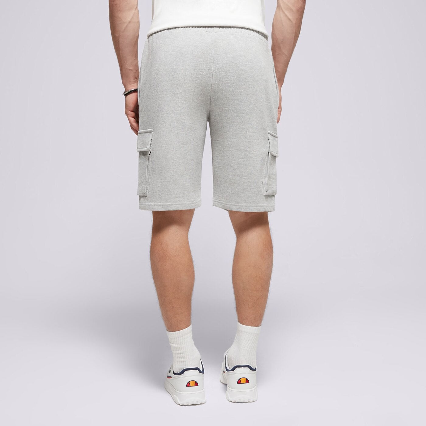 Мъжки къси панталони ELLESSE ШОРТИ VIZZINI CARGO SHORTS GREY MRL smg23453112 цвят сив