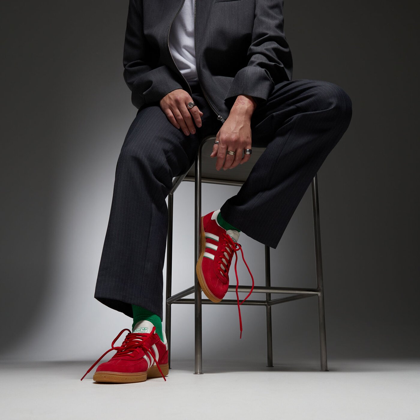 Мъжки маратонки ADIDAS HANDBALL SPEZIAL if9531 цвят червен