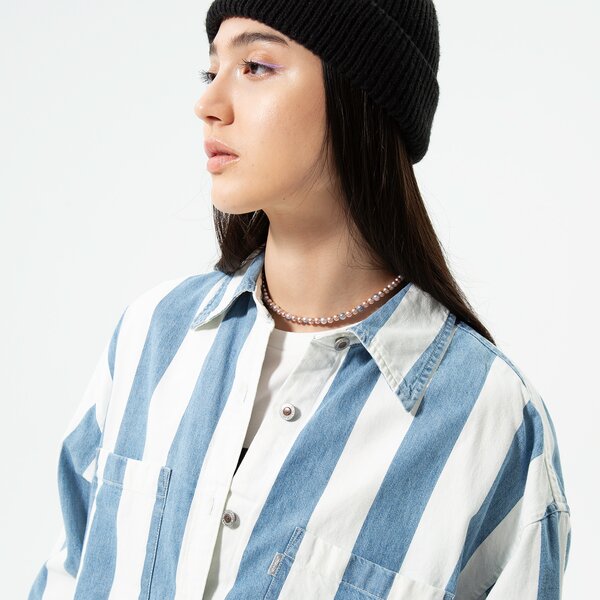 LEVI'S РИЗА SILVERTAB LOOSE SHIRT a3493-0001 цвят бял
