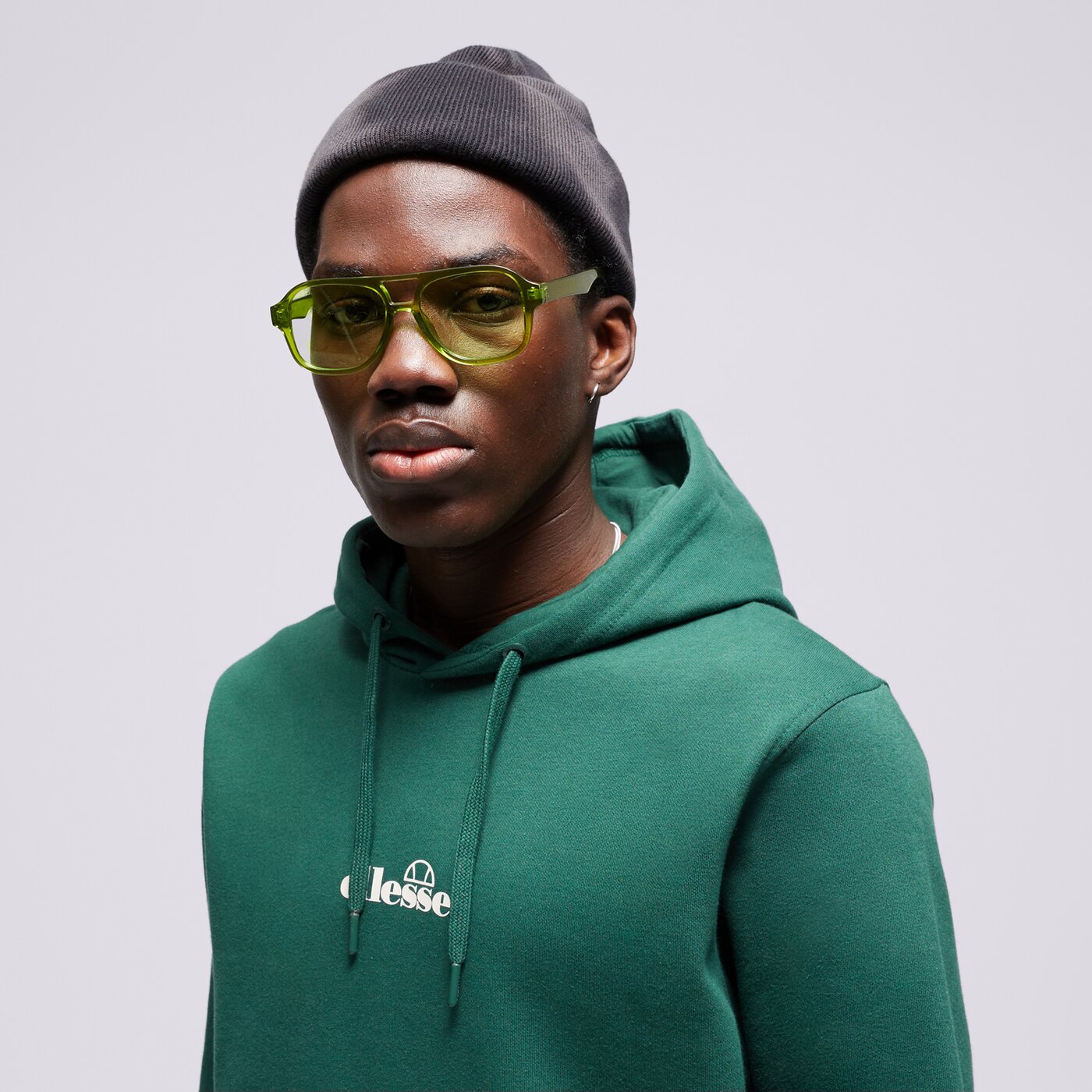 Мъжки суичър ELLESSE СУИТЧЪР С КАЧУЛКА PERSHUTA OH HOODY DGREEN sht16466502 цвят зелен