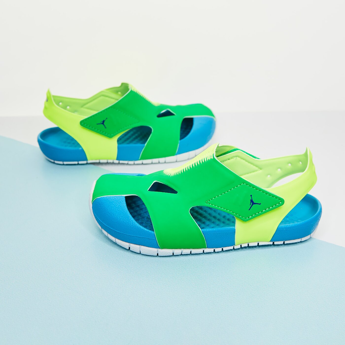Детски чехли и сандали JORDAN FLARE ci7850-300 цвят зелен