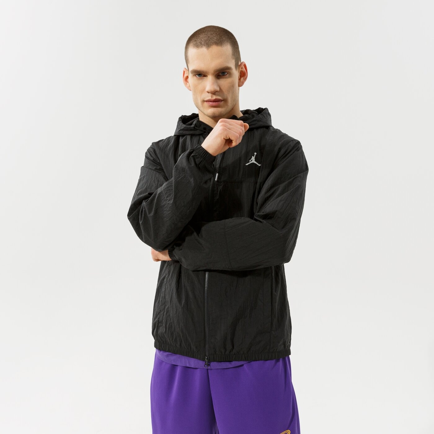 Мъжко преходно яке JORDAN ЯКЕ M J SPRT DNA JKT dj0252-010 цвят черен