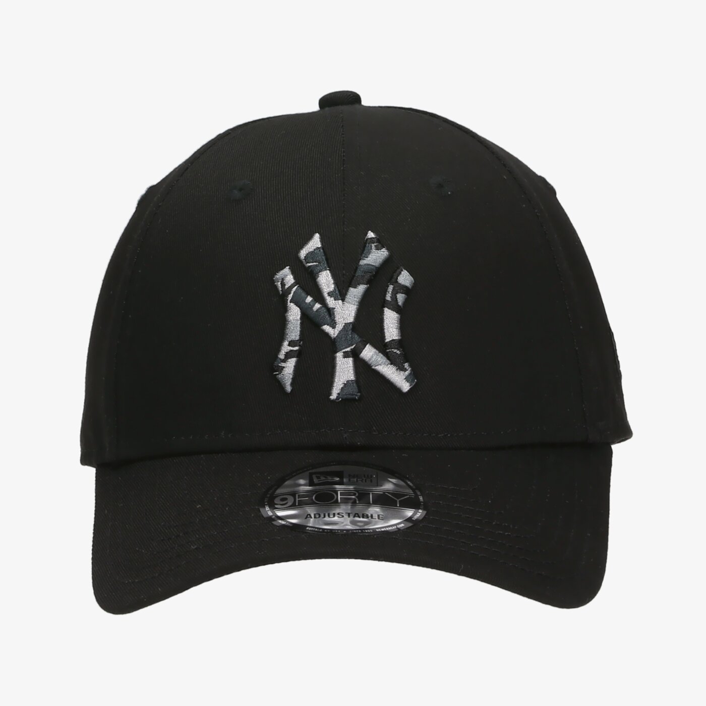 Мъжка шапка с козирка NEW ERA ШАПКА CAMO INFILL 940 NYY BLK NEW YORK YANKEES BLKMN 60222421 цвят черен