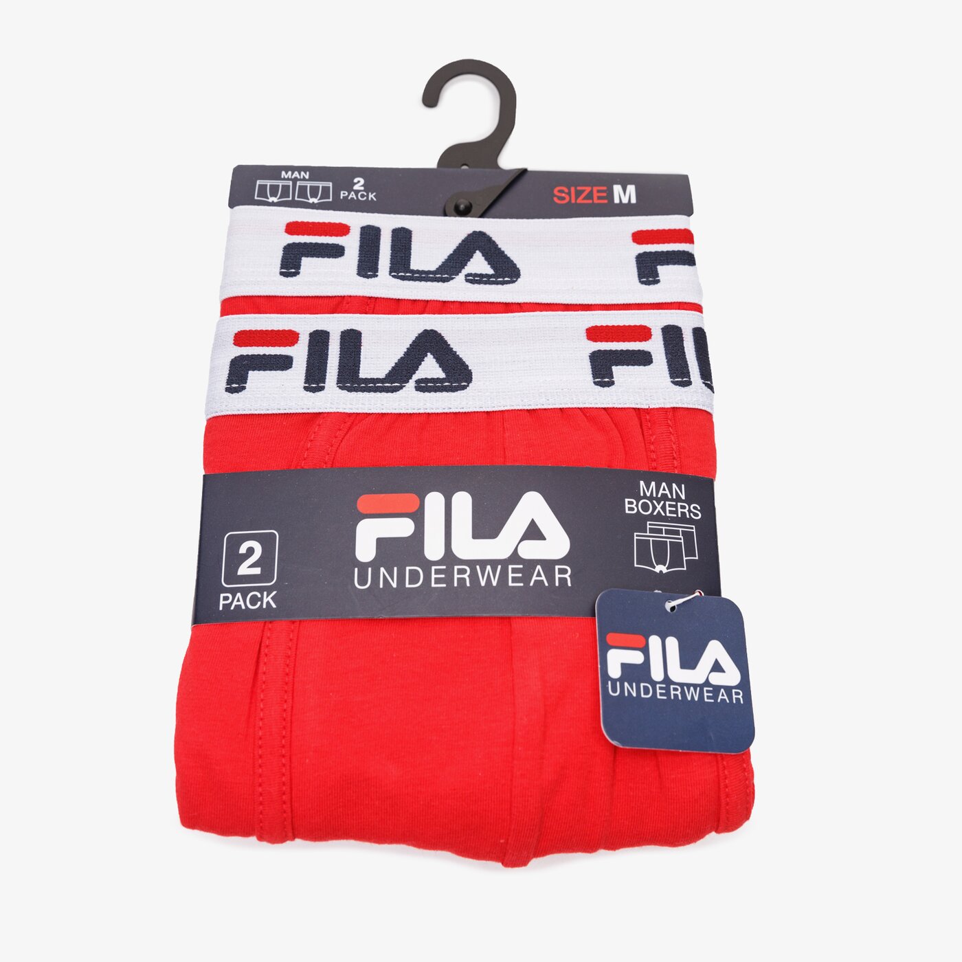 Мъжки боксерки FILA БОКСЕРКИ TRUNK URBAN 2PACK RED fu5016/2-118 цвят червен