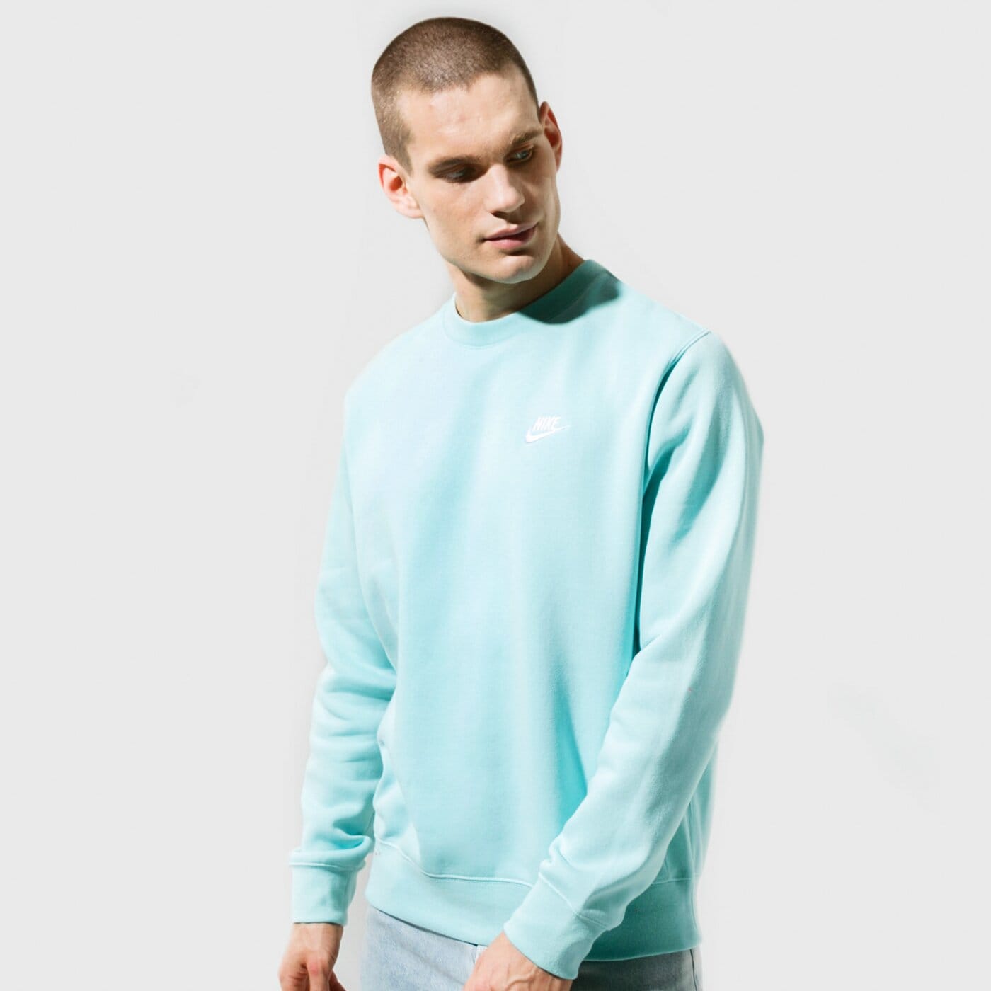 Мъжки суичър NIKE СУИТЧЪР SPORTSWEAR CLUB bv2662-382 цвят зелен