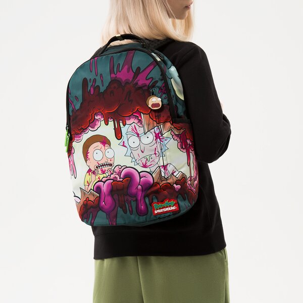 Детска раница SPRAYGROUND РАНИЦА RICK AND MORTY SHARKMOUTH WOUND 910b4086nsz цвят многоцветен