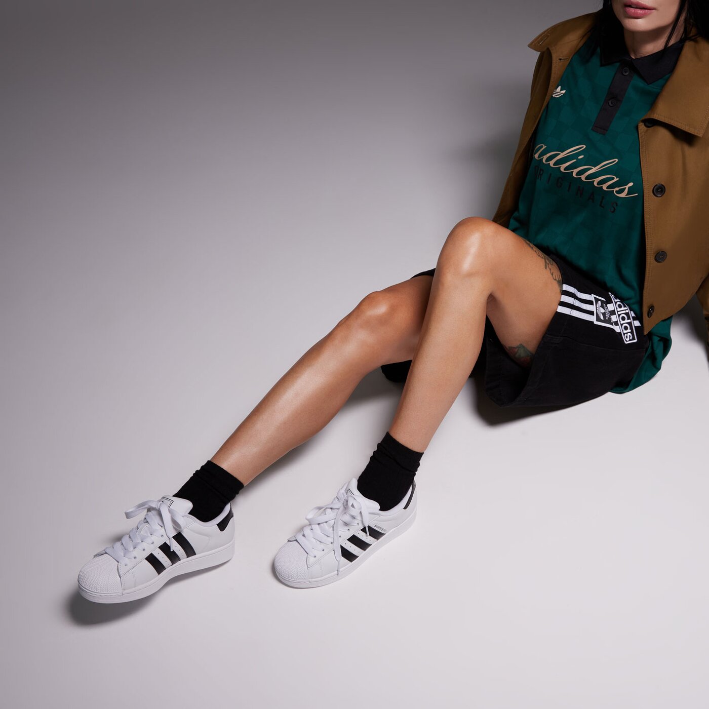 Дамски маратонки ADIDAS SUPERSTAR II ih8659 цвят бял