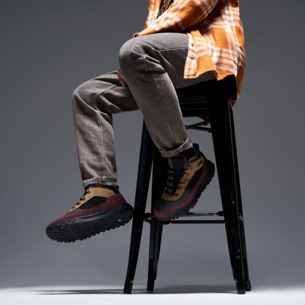 Мъжки маратонки TIMBERLAND GREENSTRIDE MOTION 6 MID LACE SNEAKER tb0a6cw1a6m1 цвят бордо