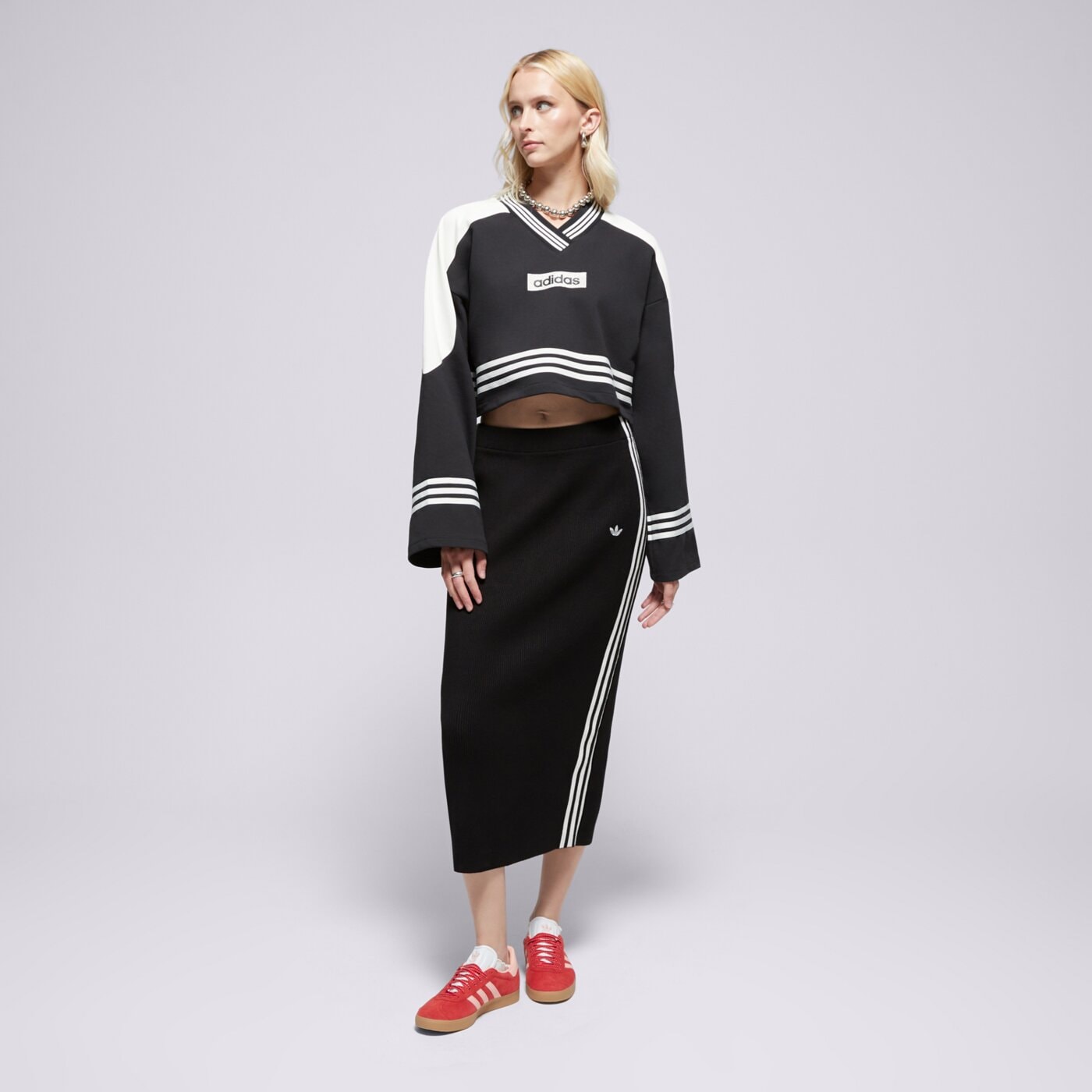 Дамски суичър ADIDAS СУИТЧЪР CREW SWEATSHIRT jw7273 цвят черен