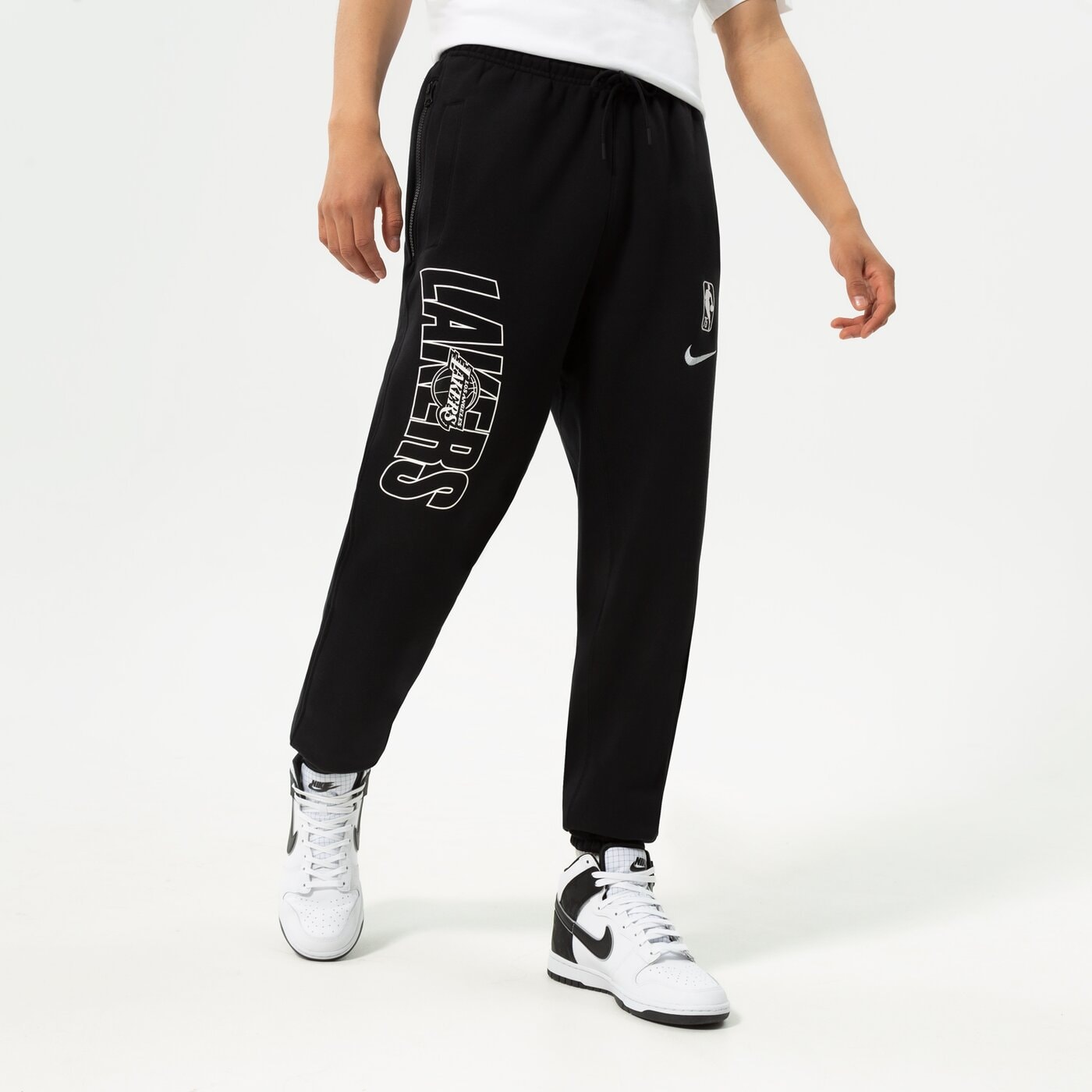 Мъжки панталони NIKE ПАНТАЛОНИ LAL M NK PANT FLC CTS FTPK NBA dh9216-010 цвят черен
