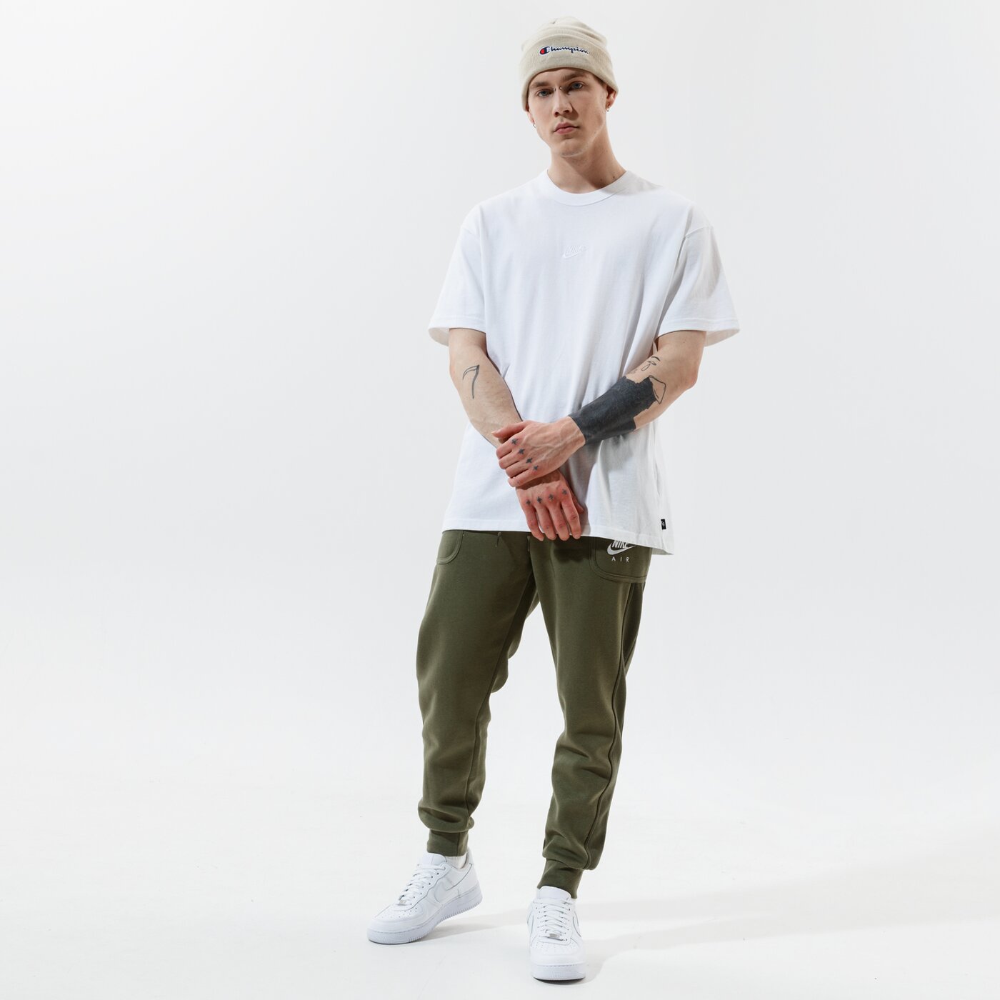 Мъжки панталони NIKE ПАНТАЛОНИ AIR dc4317-222 цвят каки