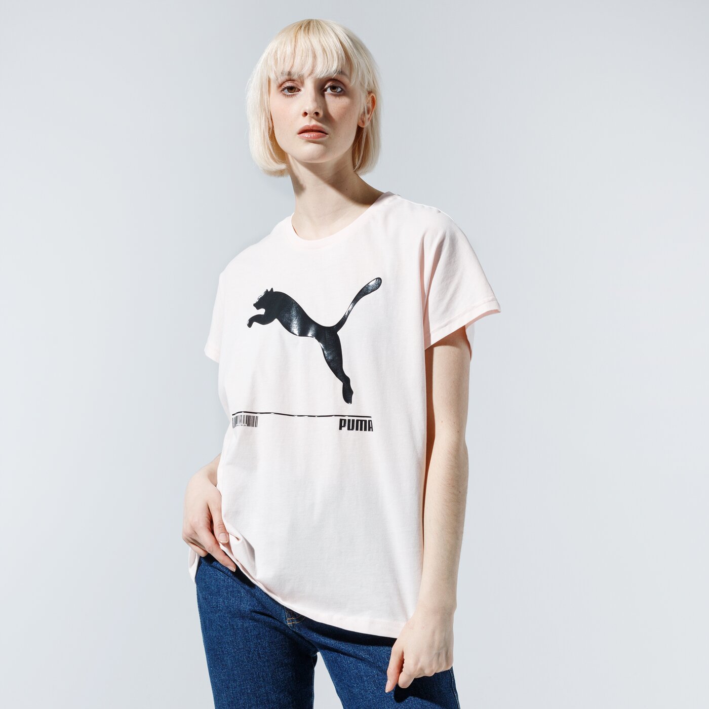 Дамска тениска PUMA ТЕНИСКА NU-TILITY TEE 58137117 цвят розов