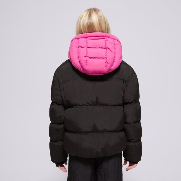 Детска преходно яке JORDAN ЯКЕ ЗИМНО JDG HEAVIEST WT PUFFER GIRL 45d196-023 цвят черен