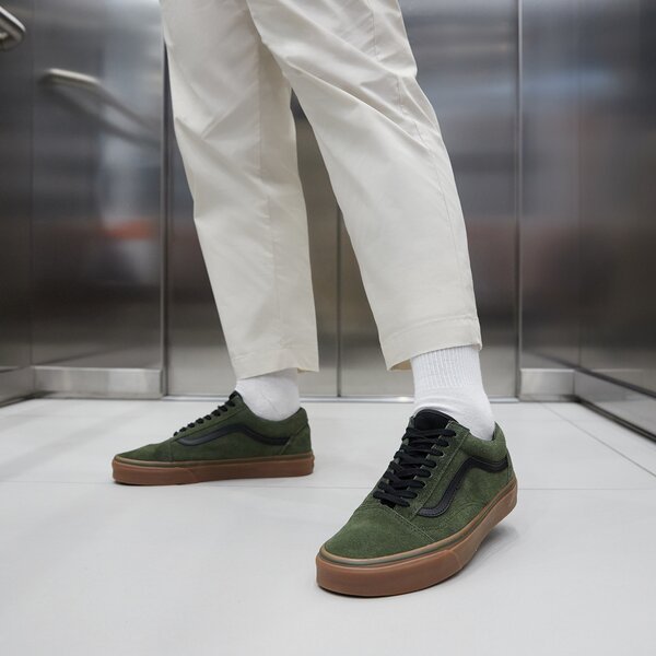 Мъжки маратонки VANS UA OLD SKOOL  vn000d3h3py1 цвят зелен