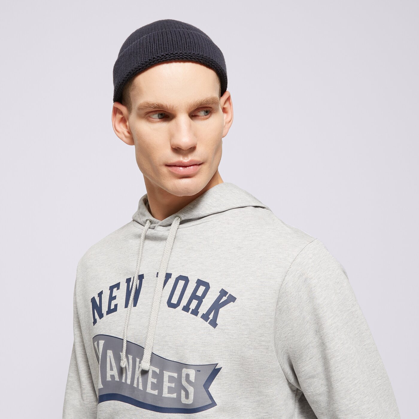 Мъжки суичър NEW ERA СУИТЧЪР С КАЧУЛКА MLB PENNANT NYY NEW YORK YANKEES 60596192 цвят сив