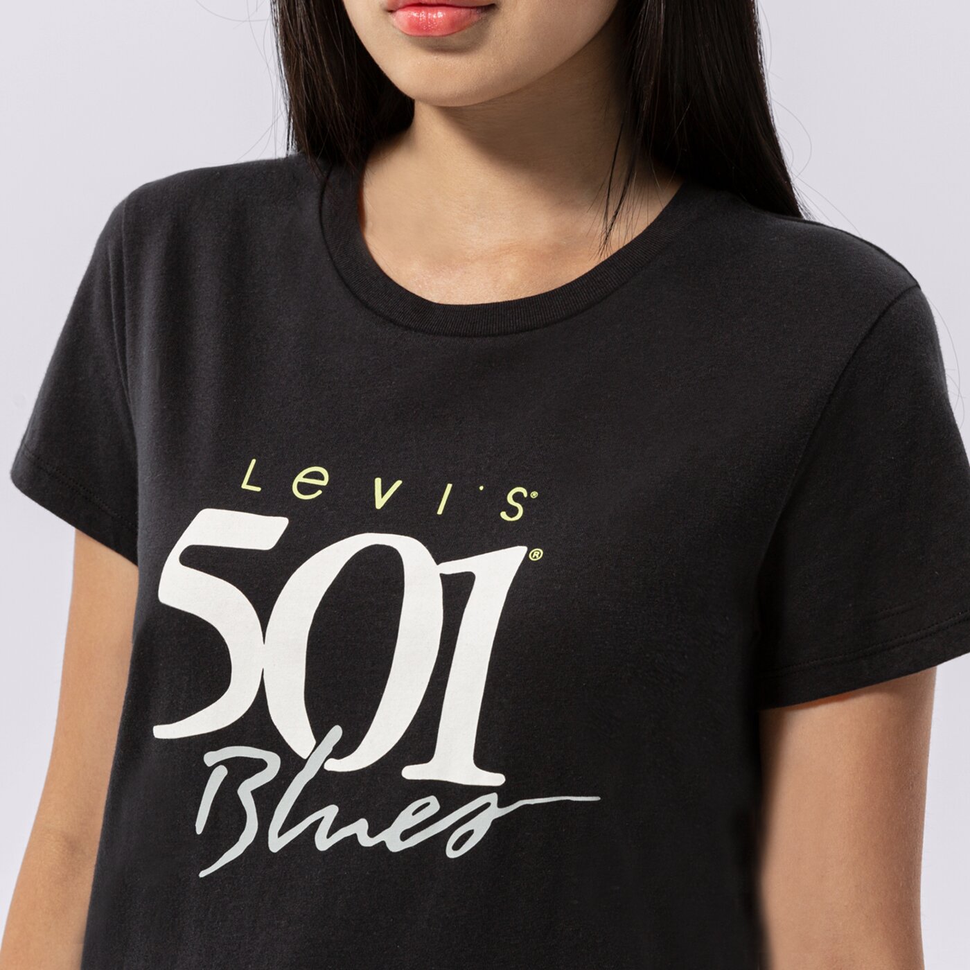 Дамска тениска LEVI'S ТЕНИСКА THE PERFECT TEE 17369-1920 цвят черен