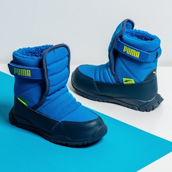 Детски зимни обувки PUMA NIEVE BOOT WTR AC INF 38074601 цвят син