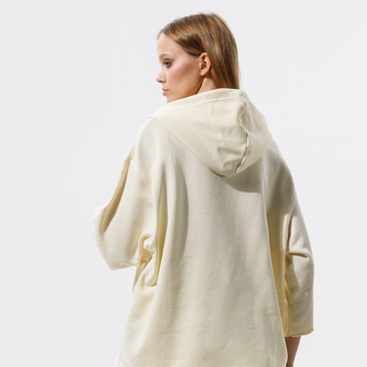 Дамски суичър NIKE СУИТЧЪР С КАЧУЛКА W NSW ICN CLSH SS HOODIE FT cz9332-113 цвят бежов